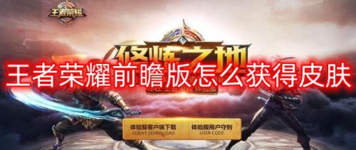 王者荣耀前瞻版怎么获得皮肤 王者荣耀前瞻版皮肤购买攻略