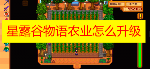 星露谷物语农业怎么升级 星露谷物语农业怎么快速提升
