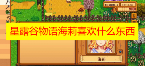 星露谷物语海莉喜欢什么东西 星露谷物语海莉喜好物品大全2023